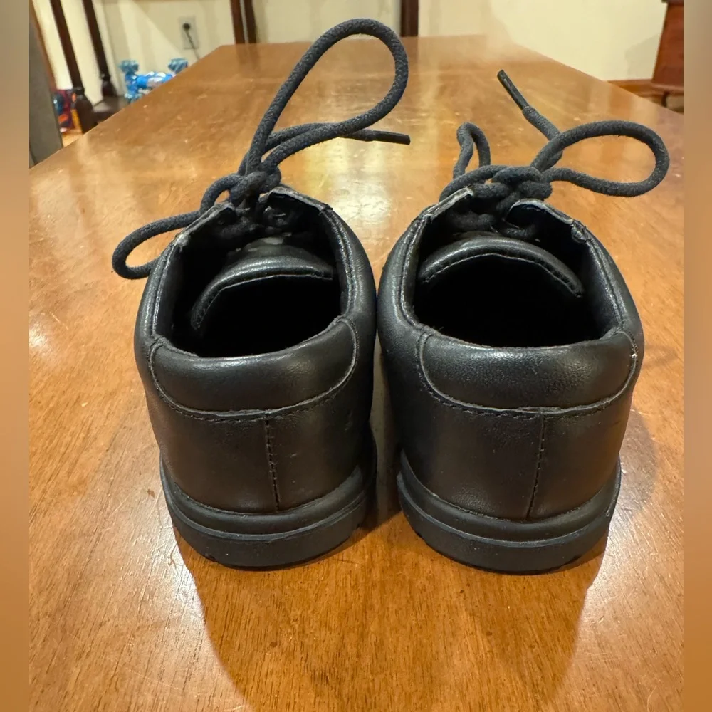 Stride Rite Cooper Toddler Boy Black Leather Dress Shoes Size 6 XW